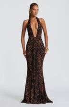 Artemis™ | Vestido premium con escote halter y drapeado escultural