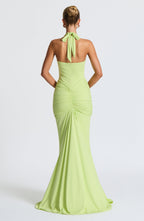 Artemis™ | Vestido premium con escote halter y drapeado escultural
