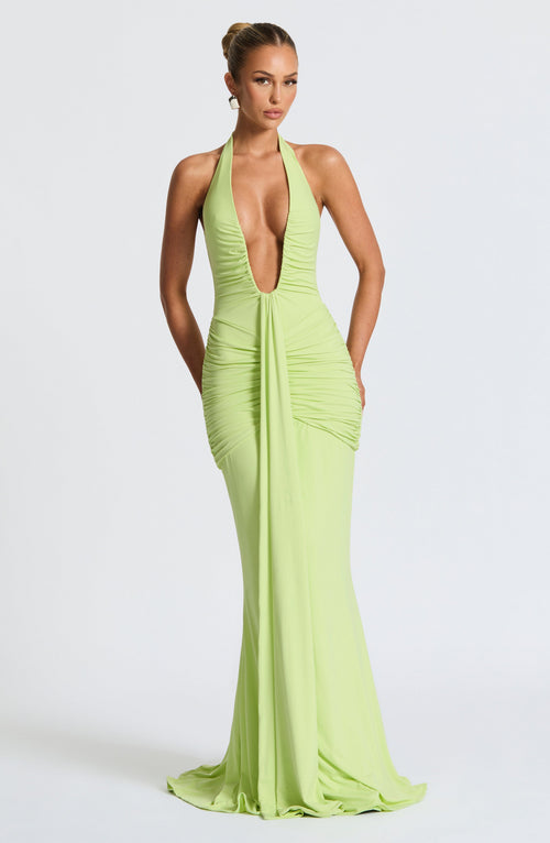 Artemis™ | Vestido premium con escote halter y drapeado escultural