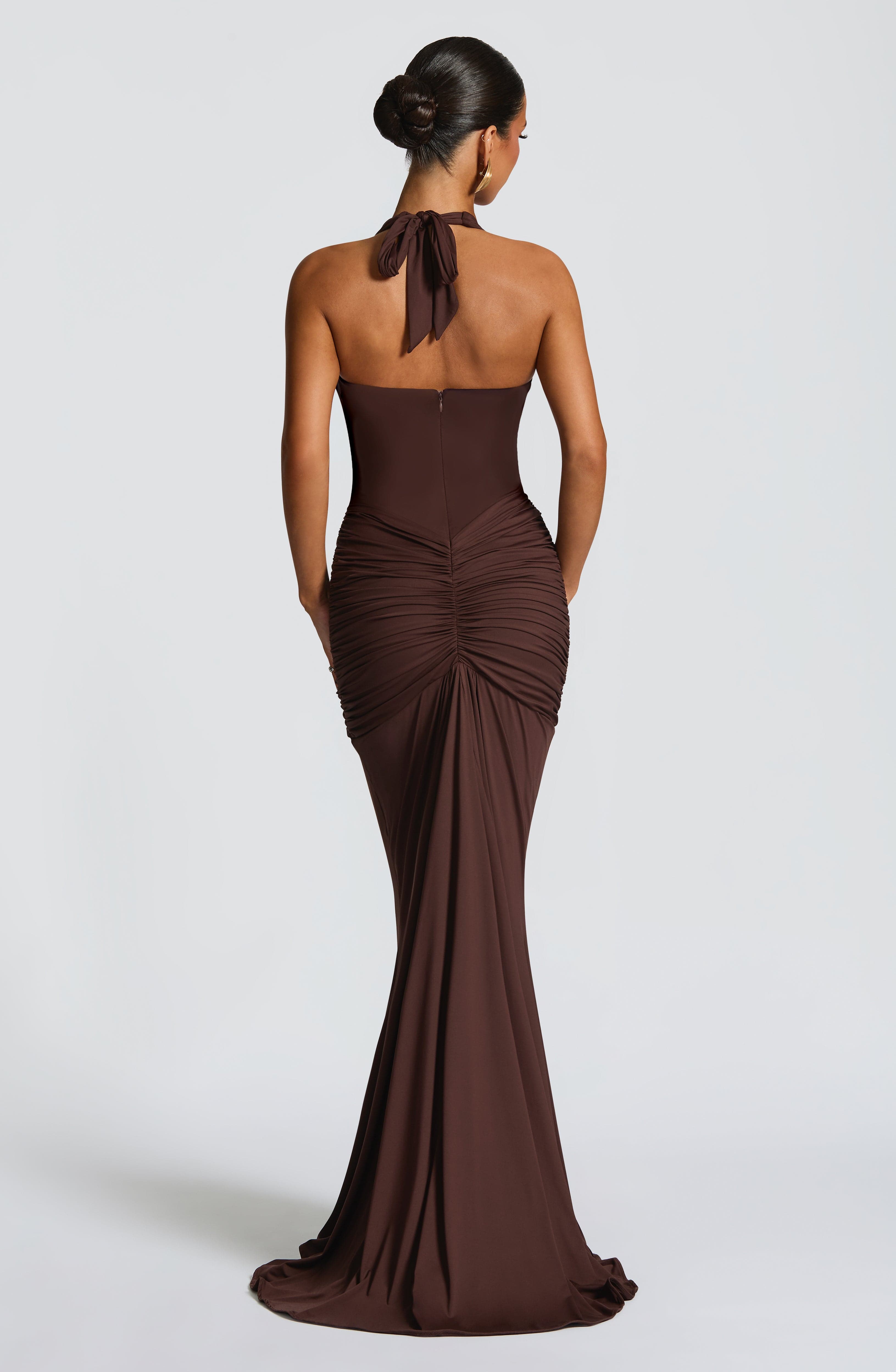 Artemis™ | Vestido premium con escote halter y drapeado escultural