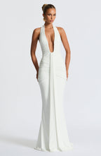 Artemis™ | Vestido premium con escote halter y drapeado escultural