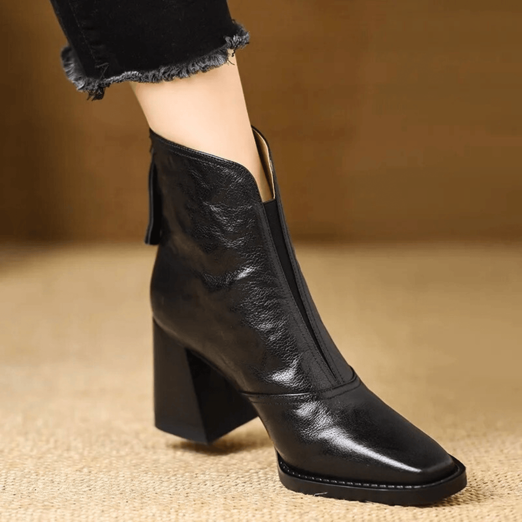 Sorella™ | Botines de lujo con tacón medio