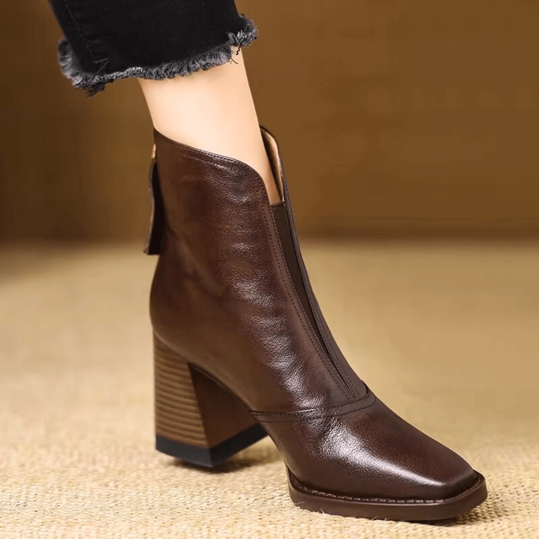 Sorolla™ | Botines de lujo con tacón medio